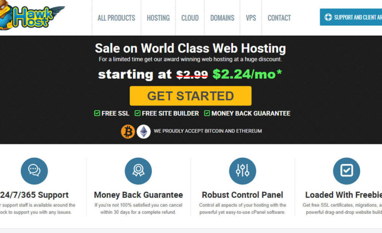 hawkhost hosting review
