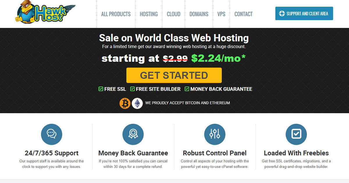 HawkHost Hosting Review : Harga, Fitur, Performa