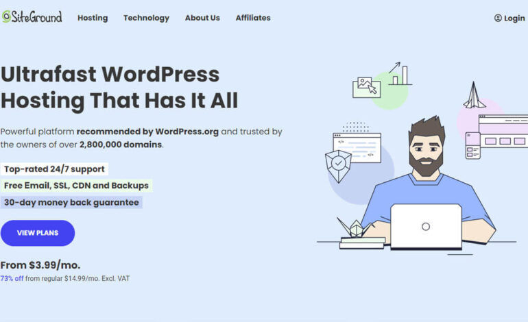 SiteGround Hosting Review : Harga, Fitur, Performa