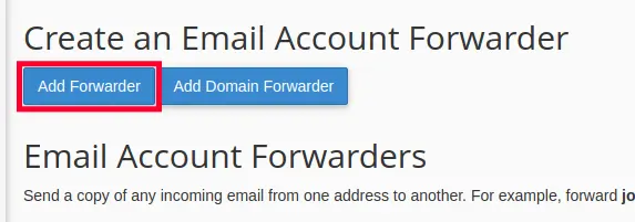 email forwarding