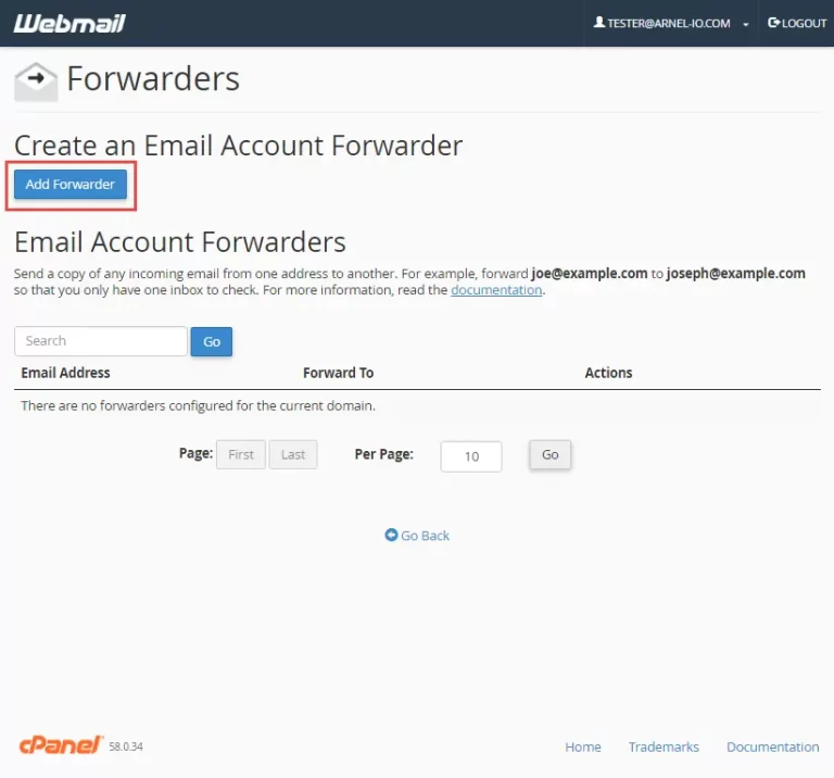 email forwarding