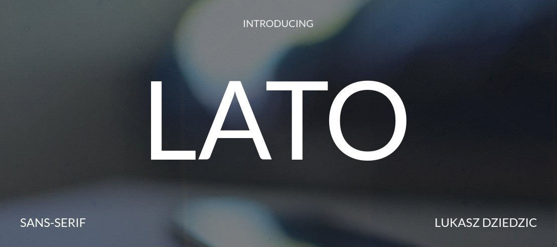 lato googlefont