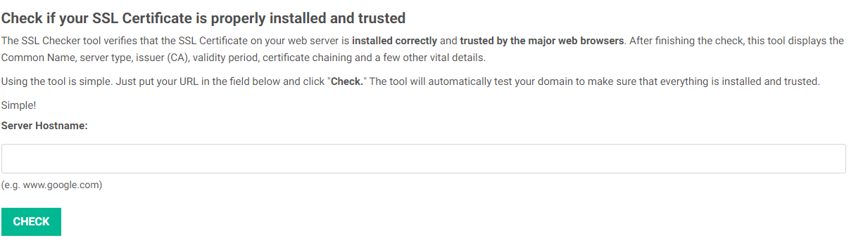 tools ssl checker 4