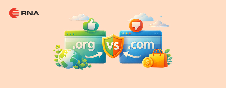 Perbedaan .org dan .com: Keunggulan & Kekurangan Keduanya